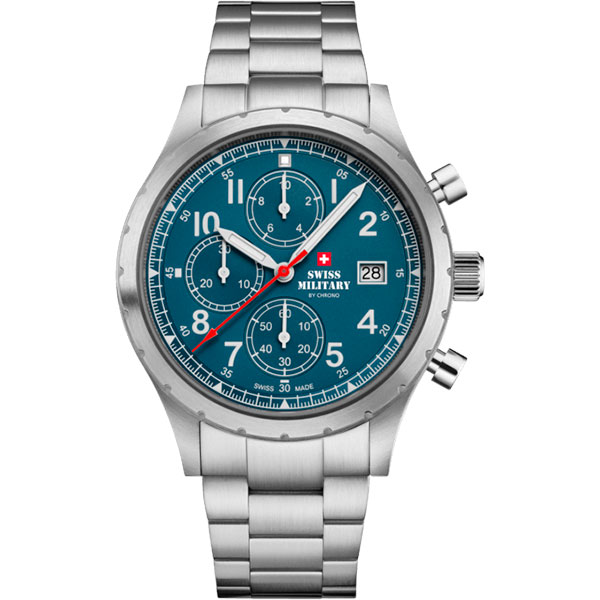 Часы Swiss Military Field Chronograph SM34117.02